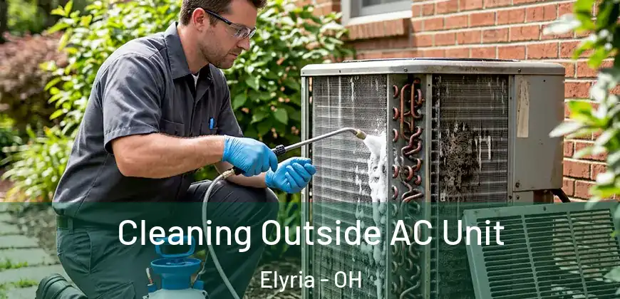  Cleaning Outside AC Unit Elyria - OH