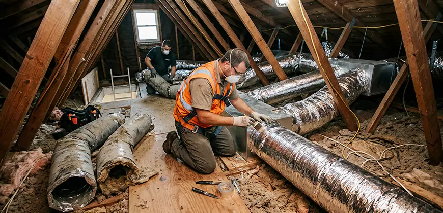AC Duct Replacement in Elyria